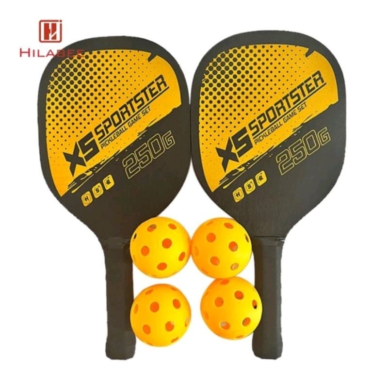 Bộ 2 vợt 4 bóng pickleball cho người tập chơi