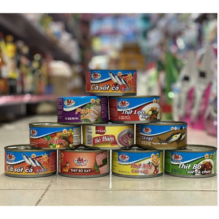 Đồ hộp hạ long các loại 150g/175g tiện lợi
