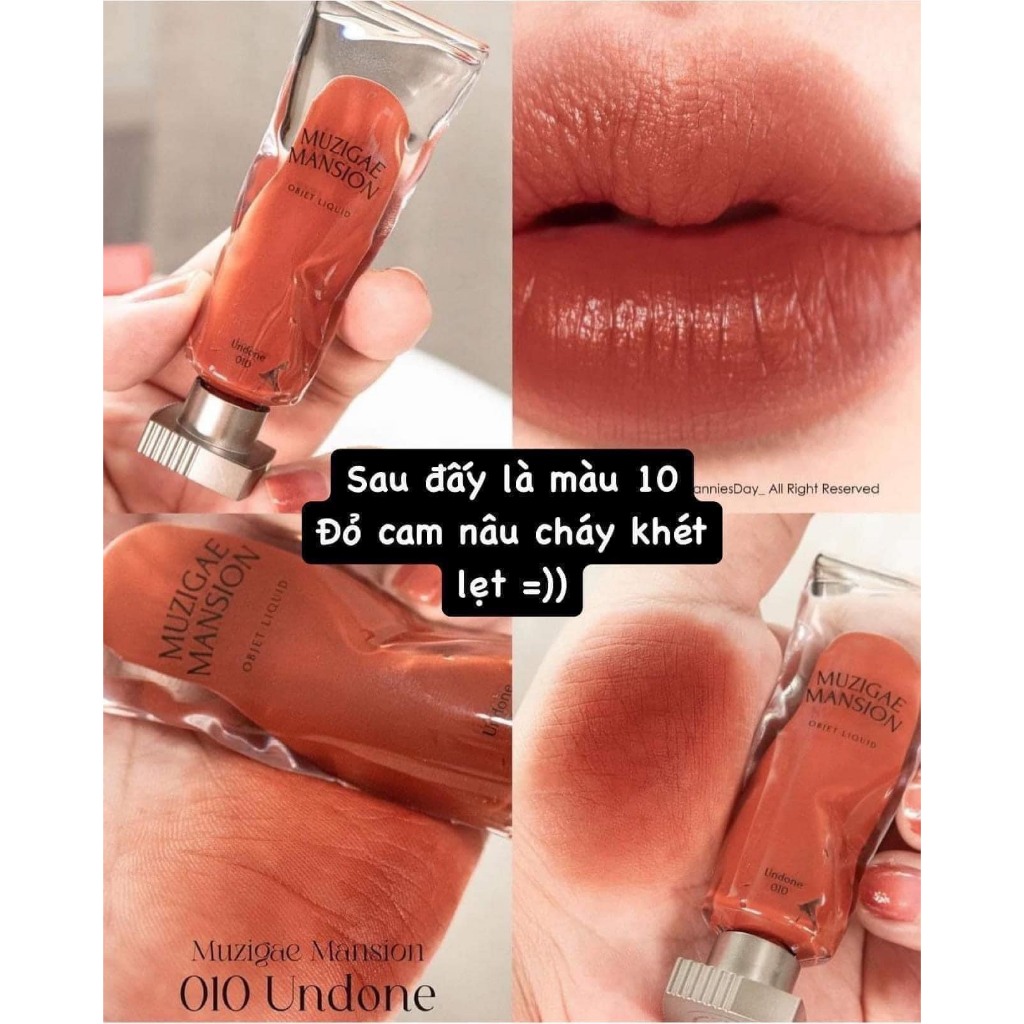 Son Muzigae Mansion Objet Liquid Water, MÀU Hữu Cơ Thuần Chay Lành Tính Đủ Màu Siêu Xinh CHÍNH HÃNG