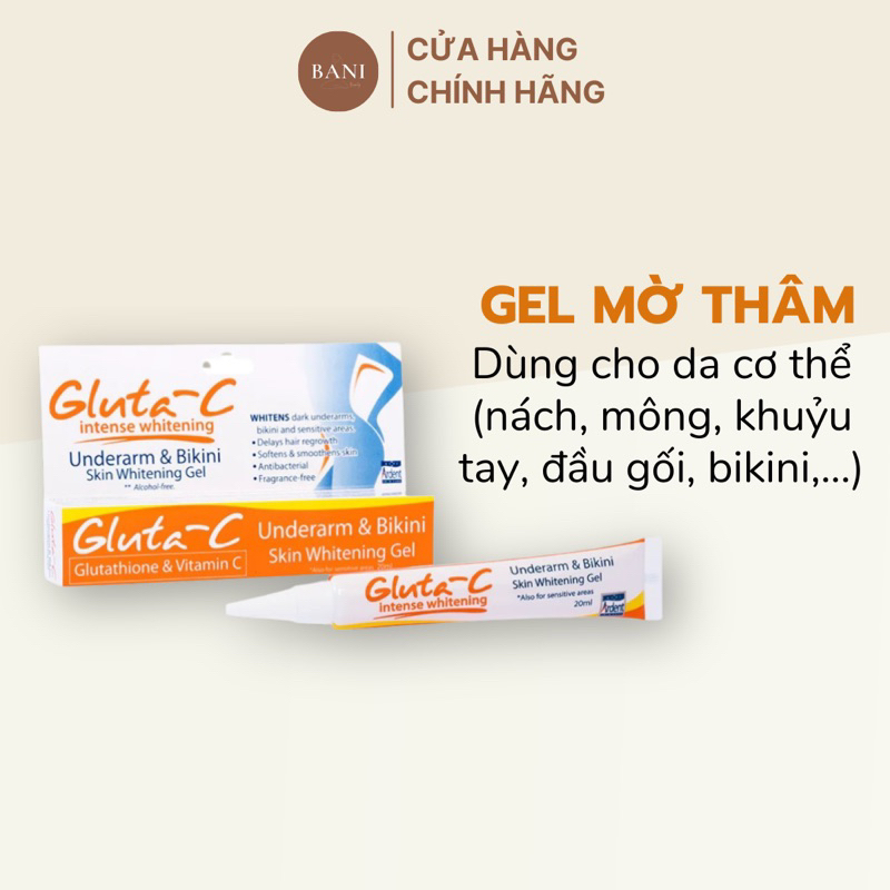 Gel Gluta-C Giúp Mờ Thâm, Đều Màu Da Cơ Thể