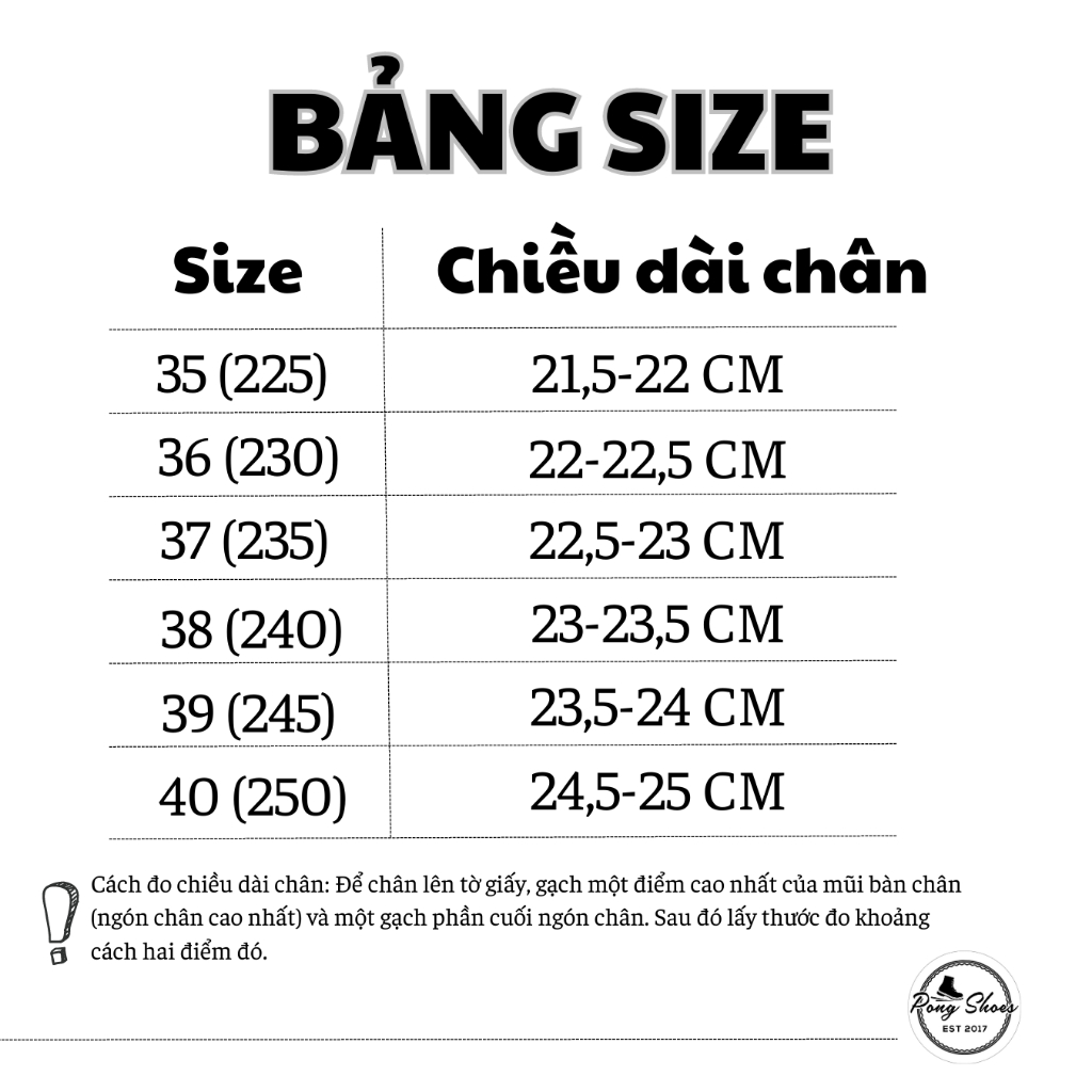 Giày Sneaker Pong Shoes Đế Trắng/ Đế Nâu- Full Box- Mã 1622