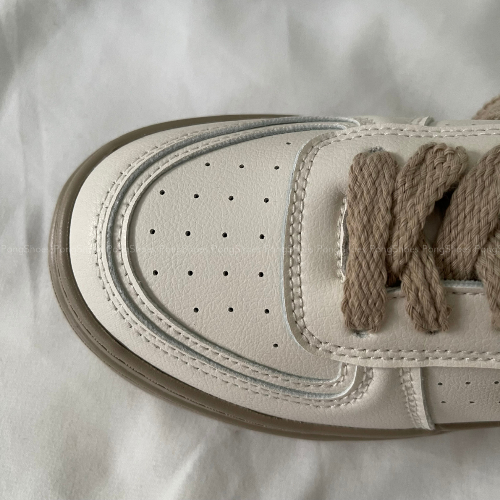 Giày Sneaker Pong Shoes Đế Trắng/ Đế Nâu- Full Box- Mã 1622
