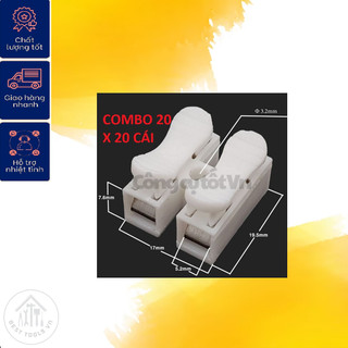 Combo 10-20 cái ch2, đầu nối nhanh dây điện - cút nối dây điện, cút nối dây điện ch2, đầu nối nhanh ch2