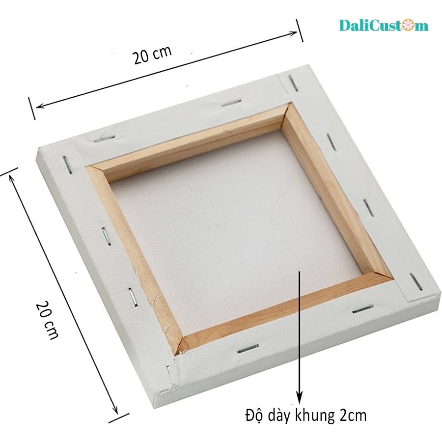 Toan vẽ mini 20x20cm 20x30cm 25x25cm 30x40cm 40x50cm toan vải mịn