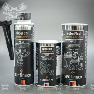 [Máy Dầu] [Diesel]Combo Bảo Dưỡng Cao Cấp  - Senfineco Diesel CDI Sytem Cleaner & Engine Oil Treament Mos2 [9916] [9910]