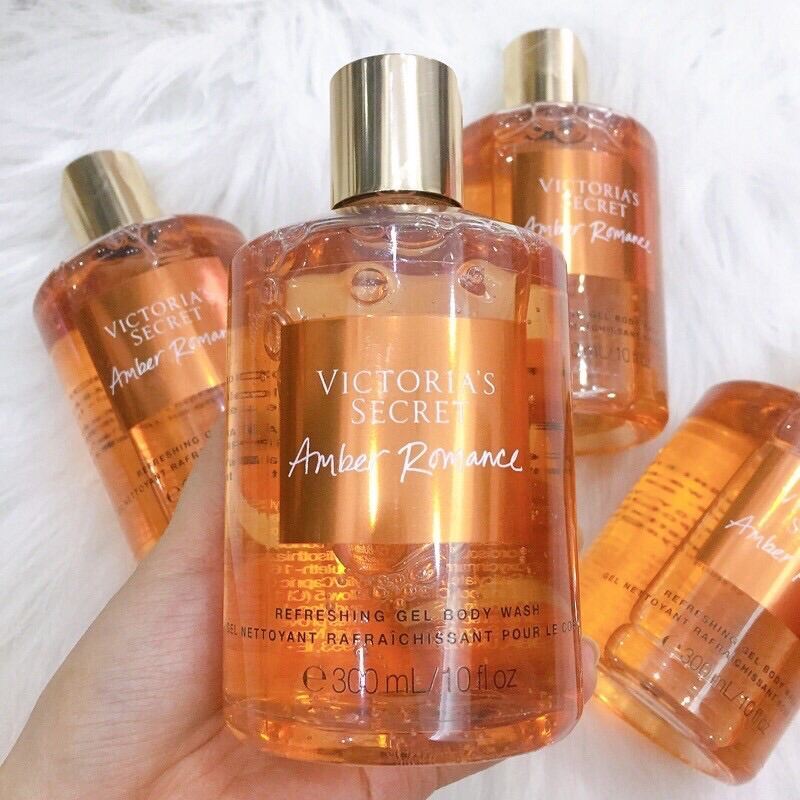 Gel Tắm Amber Romance Body Wash Thơm Hương Nước Hoa, Mềm Mịn Da 300ml