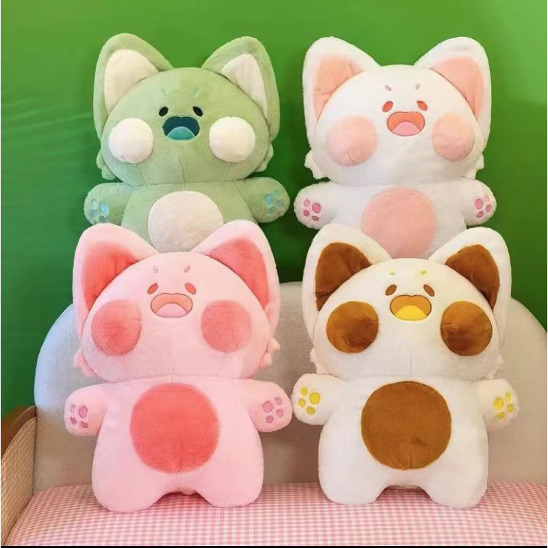 Gấu bông mèo Dudu má phính. Không thể bỏ lỡ chú gấu bông đáng iu thế này