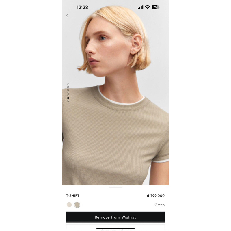 Áo thun Nữ Mango Dư Xịn