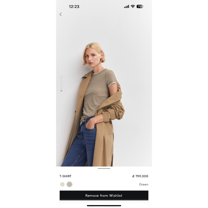 Áo thun Nữ Mango Dư Xịn