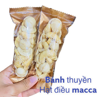 Bánh thuyền macca hạt điều và bánh thuyền ngũ cốc ăn kiêng không đường
