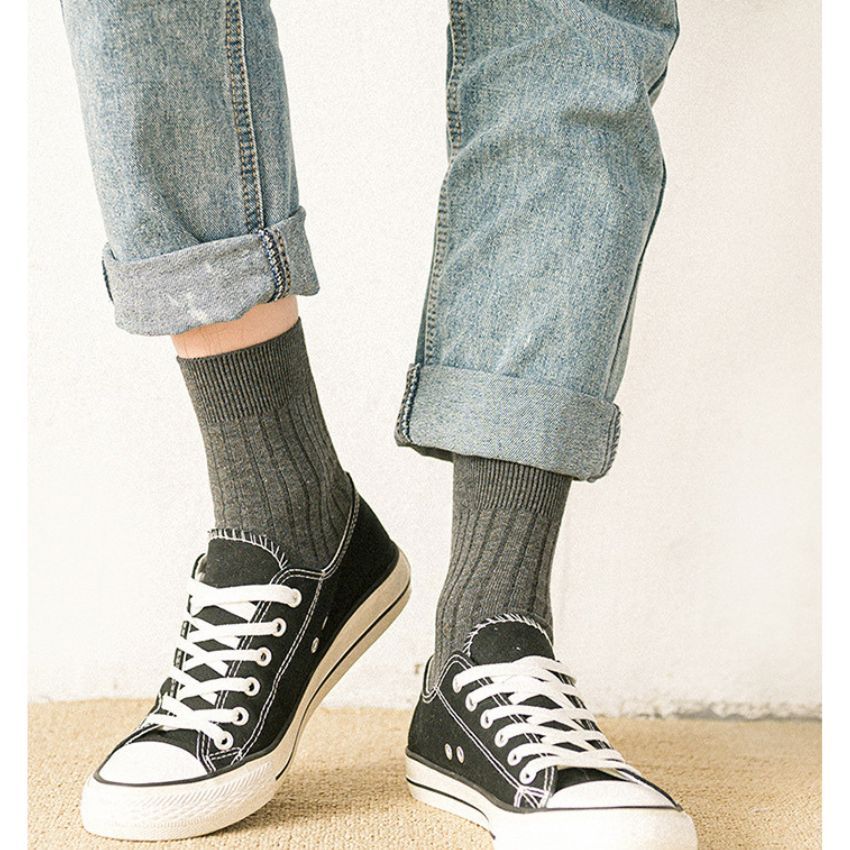 Tất nam nữ cổ cao cổ co giãn 4 chiều khử mùi kháng khuẩn,vớ nam công sở đẹp giá rẻ TN21