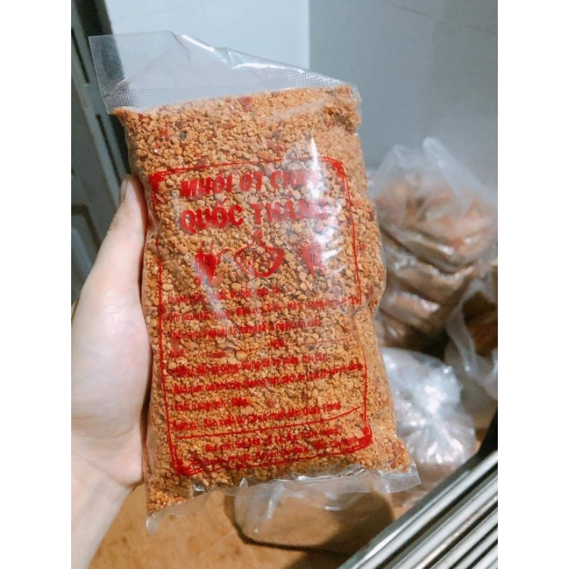 500g muối ớt chay Quốc Thắng chấm trái cây bánh tráng