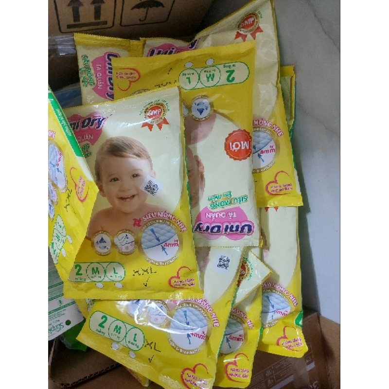 Tã quần siêu mỏng unidry M2/L2/XL2/XXL2