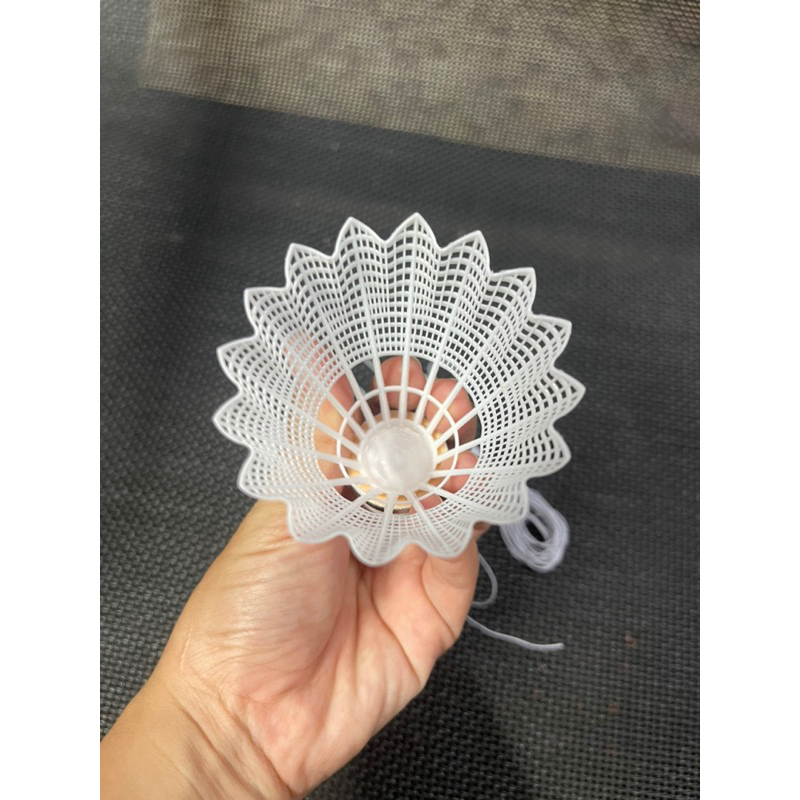 Trái cầu lông nhựa tập cầu lông tại nhà + 1 dây thun co giãn