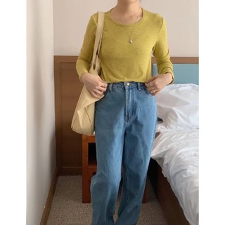 Áo pull trơn muối tiêu dài tay cổ tròn 281 ZING STUDIO