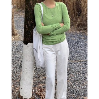 Áo pull trơn muối tiêu dài tay cổ tròn 281 zing studio