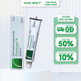 Tuýp kem nám clobetamil g 25gram, giảm thâm nám ngày và đêm
