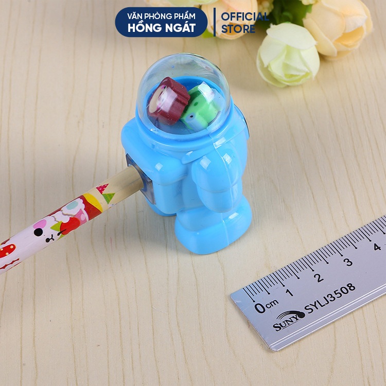 Gọt bút chì hình phi hành gia, đồ chuốt bút chì văn phòng phẩm đồ dùng học tập dễ thương làm quà tặng học sinh QT39