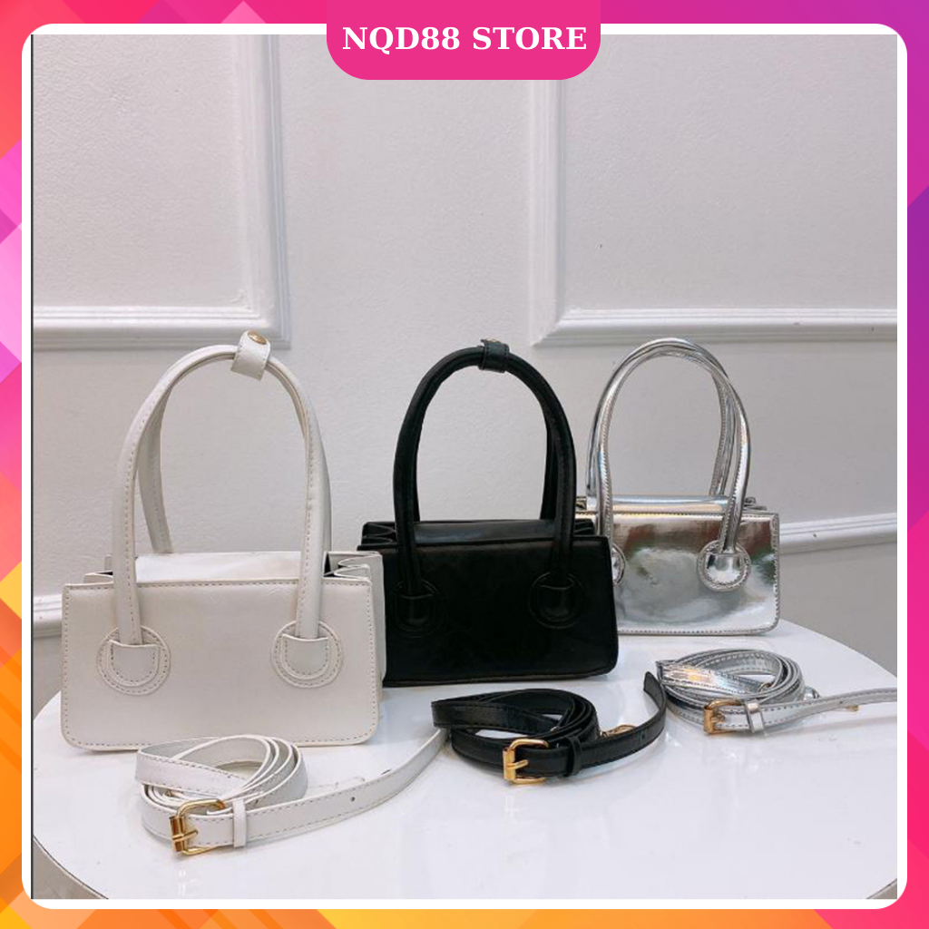 Túi xách nữ, túi đeo chéo xách tay hot trend da trơn mềm đẹp đi chơi thời trang phong cách Hàn Quốc NQD88 TX56