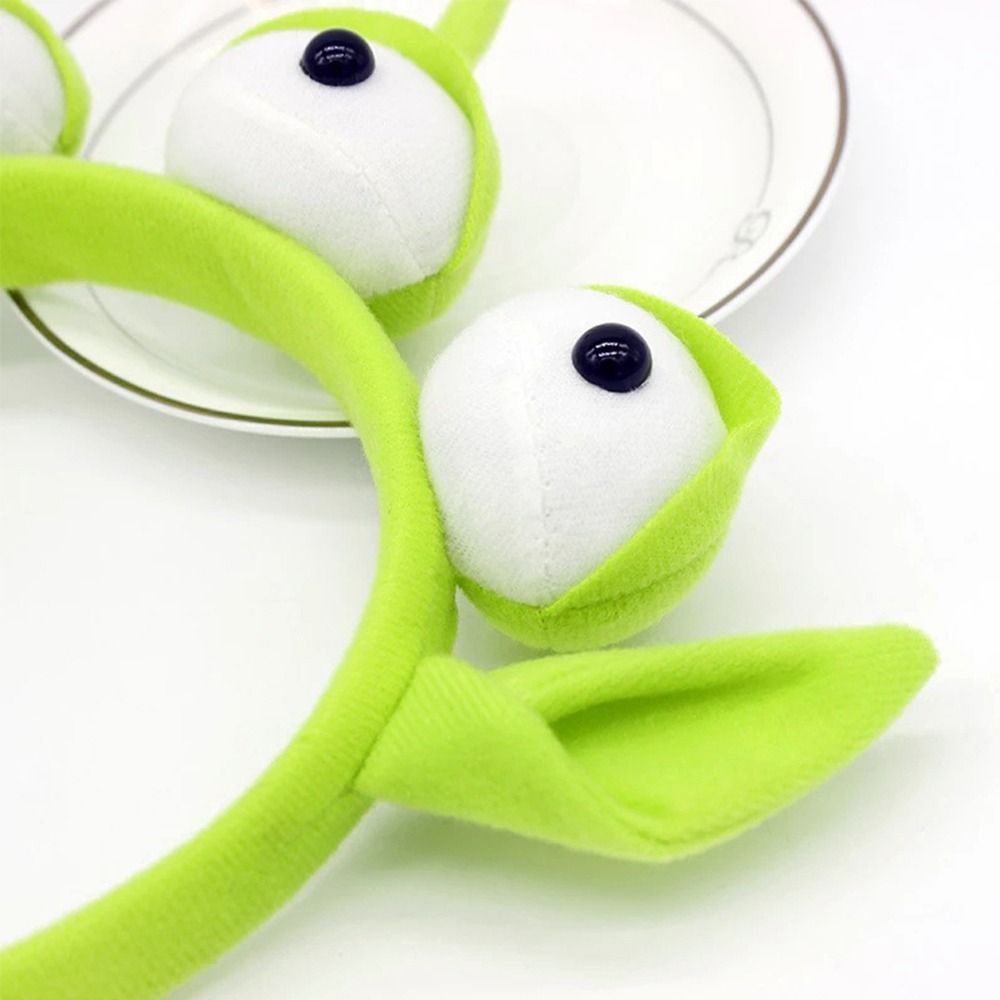 Băng Đô Cài Tóc Họa Tiết Hoạt Hình Quái Vật Ba Mắt Dễ Thương Cho Nữ