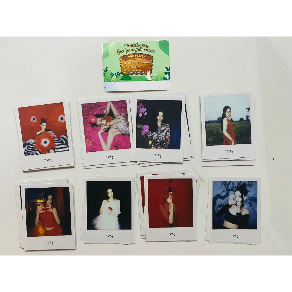 BỘ SƯU TẬP THẺ BÀI CARD BO GÓC BLACKPINK JISOO ALBUM ME