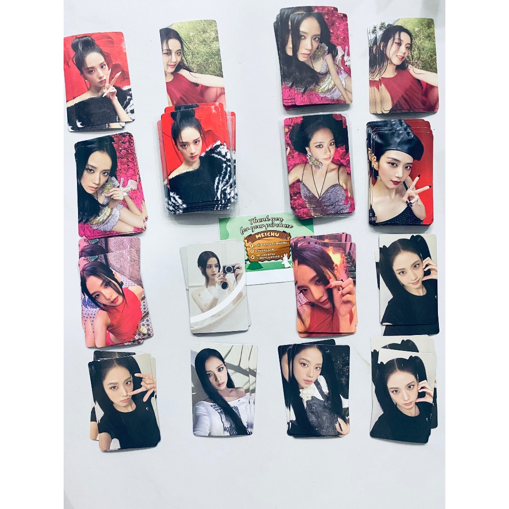 BỘ SƯU TẬP THẺ BÀI CARD BO GÓC BLACKPINK JISOO ALBUM ME