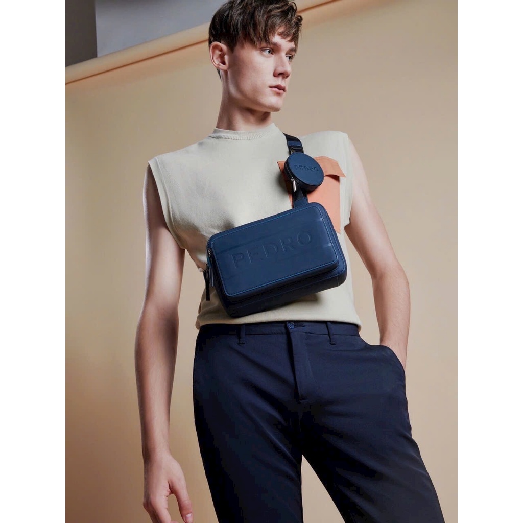Túi đeo chéo nam PEDR0 PM2-26320101 25 x 17 x 7 cm