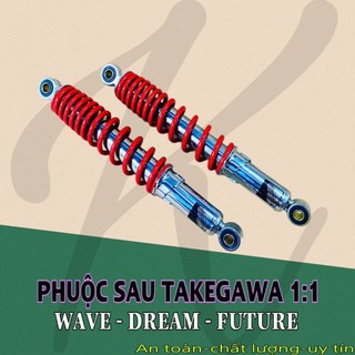 Phuộc sau TAKEGAWA cho xe Dream Future Wave 110 RS 125i Cub 67...vv