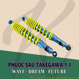 Phuộc sau TAKEGAWA cho xe Dream Future Wave 110 RS 125i Cub 67...vv