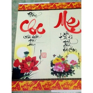 Liễn treo chữ thư pháp