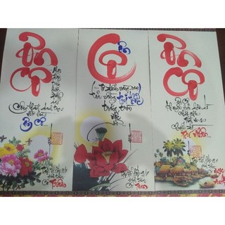 Liễn treo chữ thư pháp
