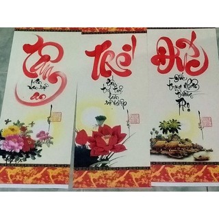 Liễn treo chữ thư pháp