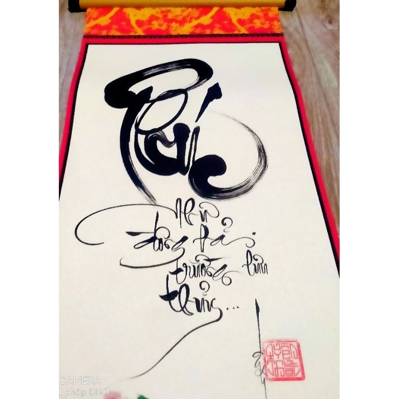 TRANH THƯ PHÁP TREO TƯỜNG VIẾT THEO YÊU CẦU