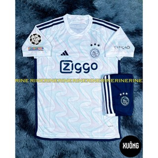 Bộ Áo bóng đá Ajax sân khách mùa giải 2024 - 2025 Hàng Thailand Super thi đấu bản Fan