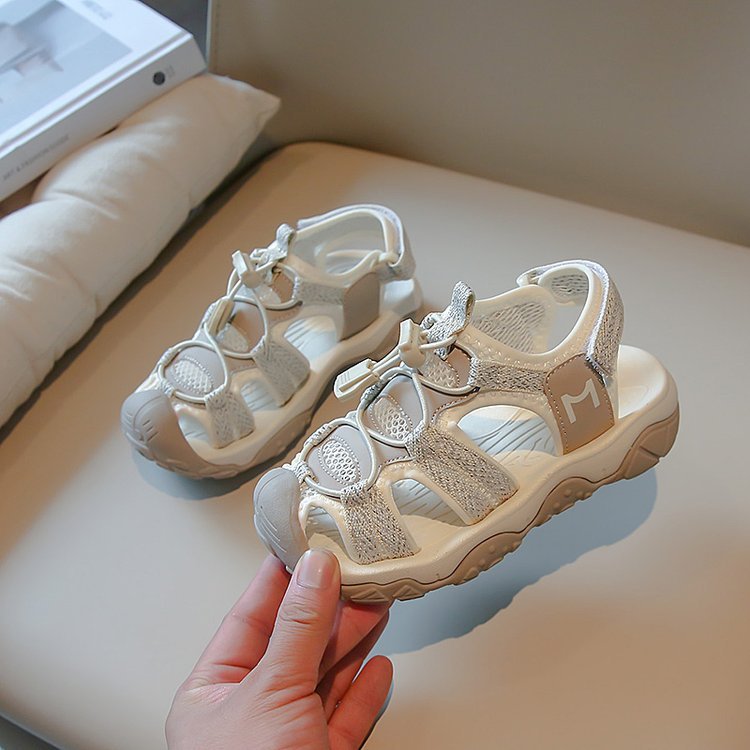 Dép Sandal Rọ Hot 2023 hàng đúc liền quai dây đế thơm mã NB1357Quảng Châu cao cấp cho bé trai bé gái từ 3 đến 15 tuổi