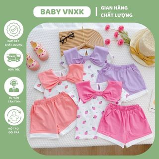 Bộ nơ trái dâu bé gái nhí vnxk