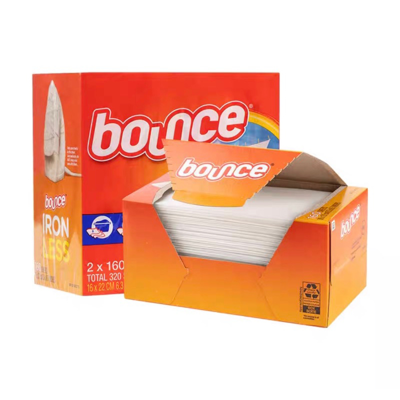 Giấy Thơm Bounce Iron Less Mỹ Làm Thơm Quần Áo - Giày Dép - Hút Ẩm