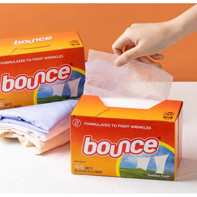 Giấy Thơm Bounce Iron Less Mỹ Làm Thơm Quần Áo - Giày Dép - Hút Ẩm