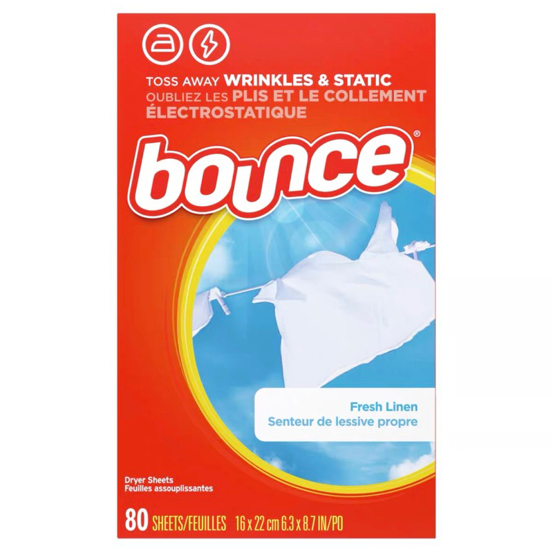 Giấy Thơm Bounce Iron Less Mỹ Làm Thơm Quần Áo - Giày Dép - Hút Ẩm