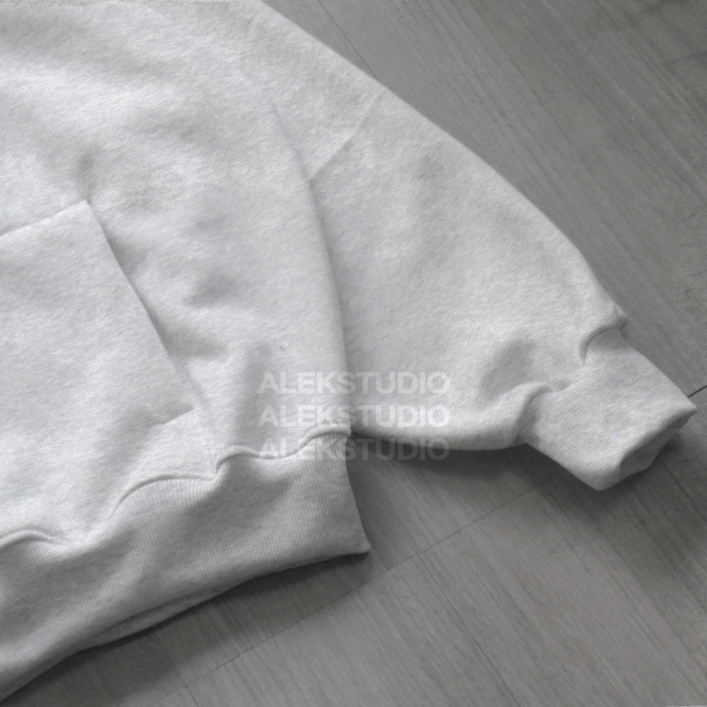 ÁO HOODIE BASIC UNISEX "COLOR" GRAPHIC MÀU XÁM FORM BOXY | ALEKSTUDIO