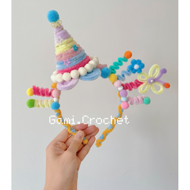 Bờm Kẽm Nhung Handmade Bờm Tai Thỏ Dễ Thương