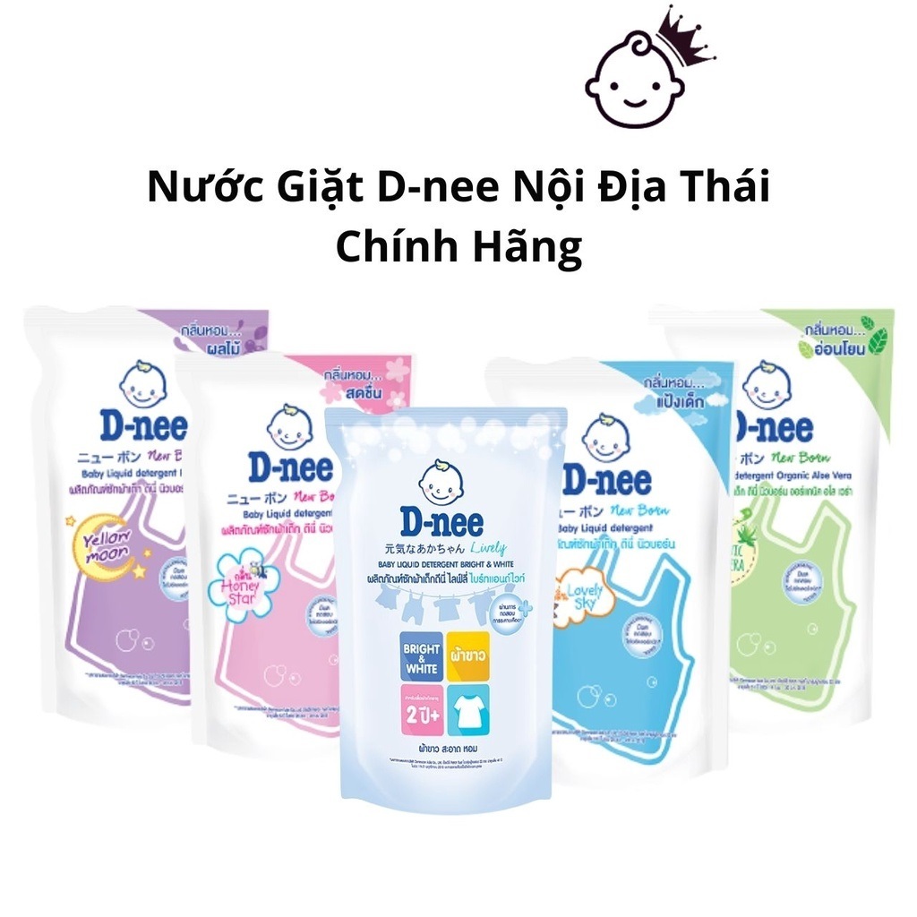 Nước giặt Dnee Cho Bé Thái Lan Chính Hãng Túi 1400ml