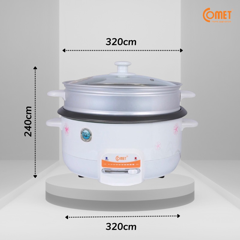 Nồi lẩu điện đa năng 3.5L Comet CM7732