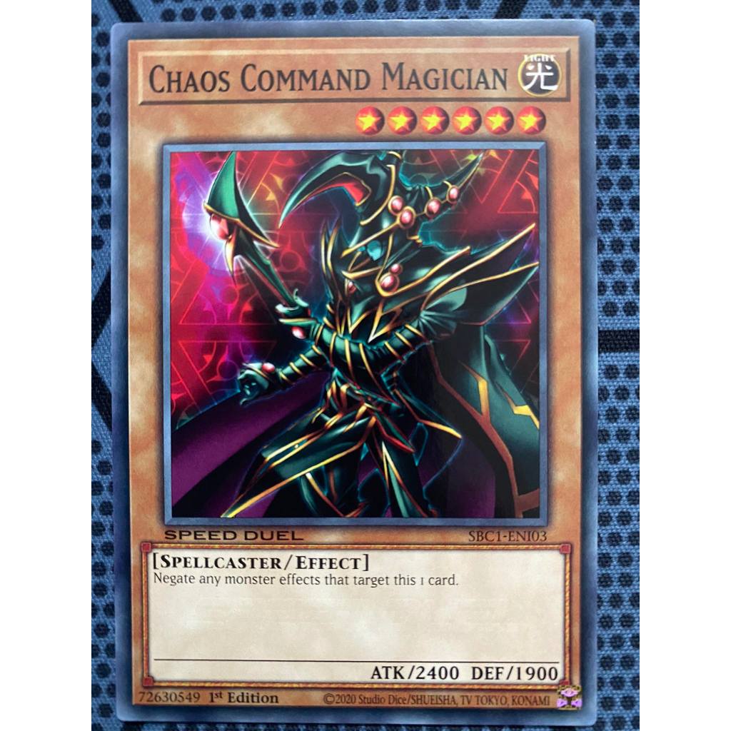 Bài yugioh speed duel - Chaos Command Magician - SBC1-ENI03 - Common 1st Edition