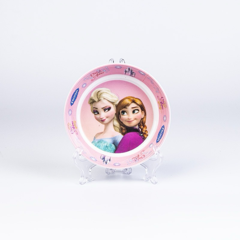 Bộ Bát Đĩa Khay Ăn Dặm Cho Bé Hình Elsa chống sốc.
