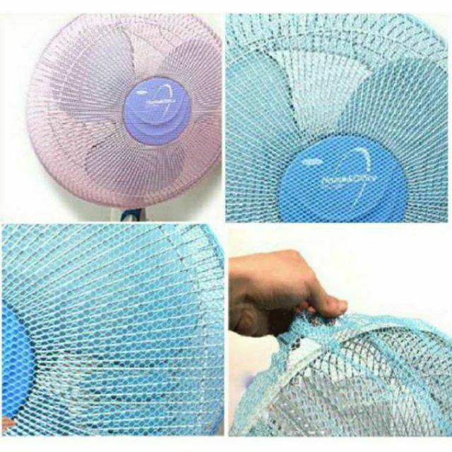 BÌNH TÂN SHOP 👑Đồ gia dụng - Set 2 cái Lưới bọc quạt an toàn cho bé loại tốt dày
