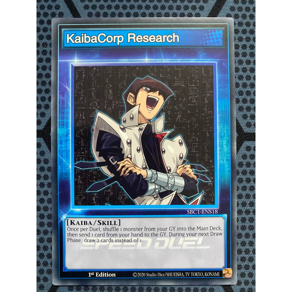 Bài yugioh speed duel - KaibaCorp Research - SBC1-ENS18 - Common 1st Edition