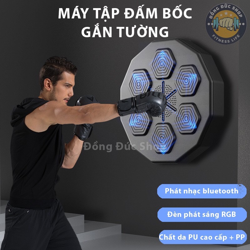 Máy đấm bốc treo tường có bluetooth TẶNG GĂNG TAY ĐẤM BỐC - Máy Tập Boxing Theo Nhạc | Liteboxer | Music Boxing Machine