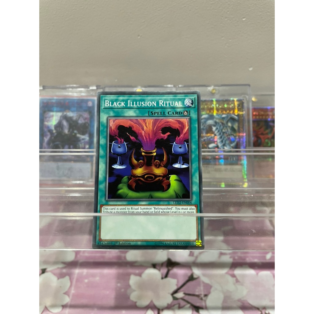 Thẻ bài Black Illusion Ritual - LED2-EN006 - Common 1st Edition