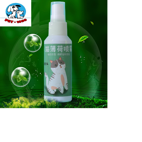 Catnip - Dạng Xịt Cho Mèo, Xịt Catnip Giúp Chó Mèo Thư Giãn Giải Tỏa Căng Thẳng, Xịt Cỏ Mèo 50ml